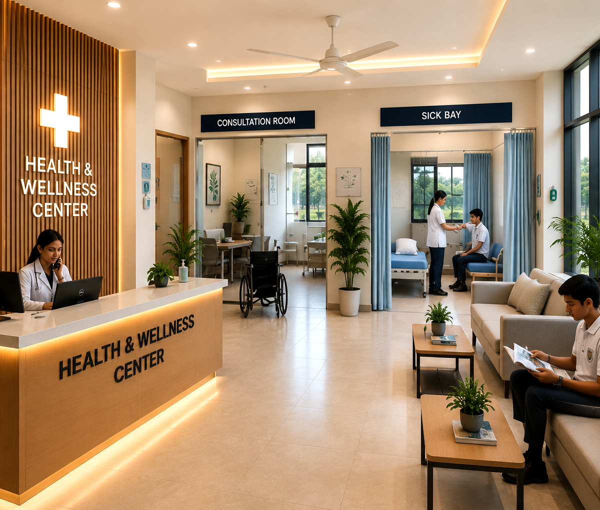 Zone D : Health Center